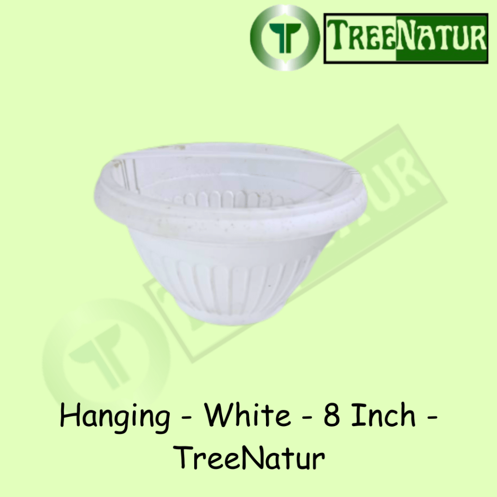 Hanging - White - 8 Inch - TreeNatur